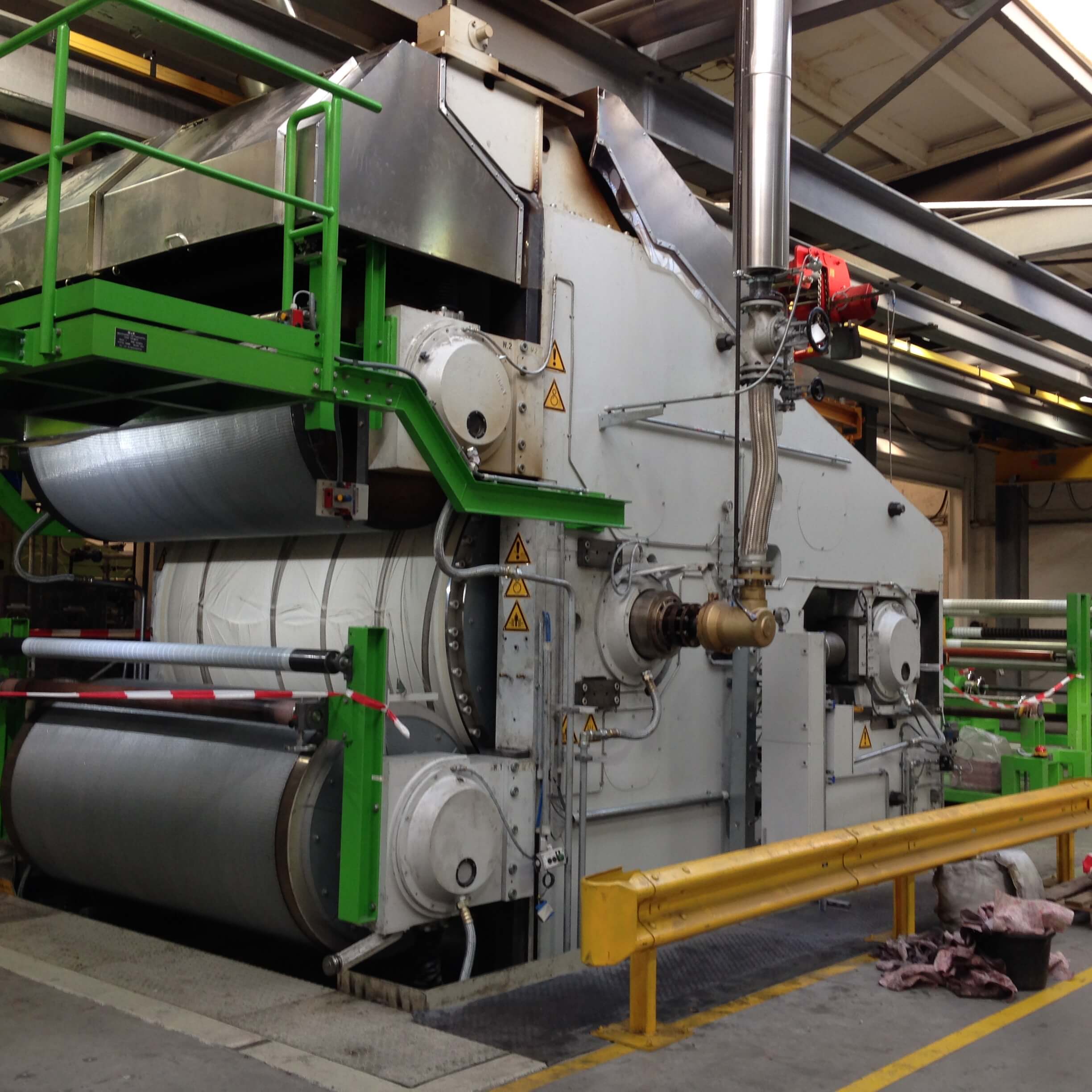 Rotationspresse mit Druckband Design I Rotationspresse mit Druckband Design I